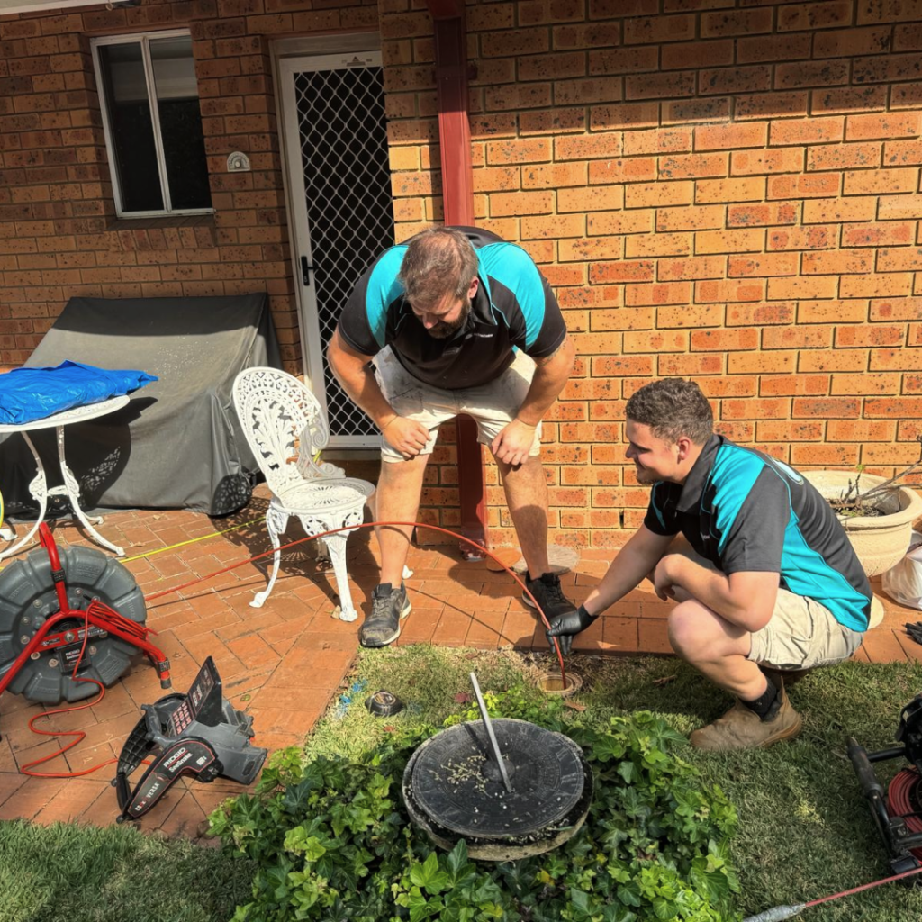 Our plumbers with cameras to help identify what's blocking your drain.